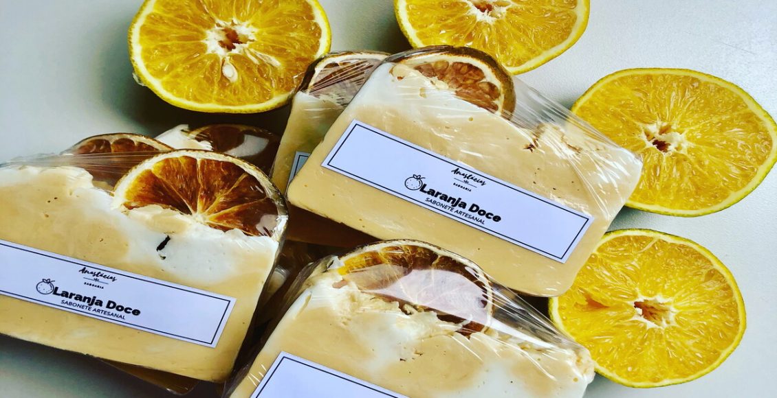 Sabonete artesanal de laranja. Fonte: Pixabay