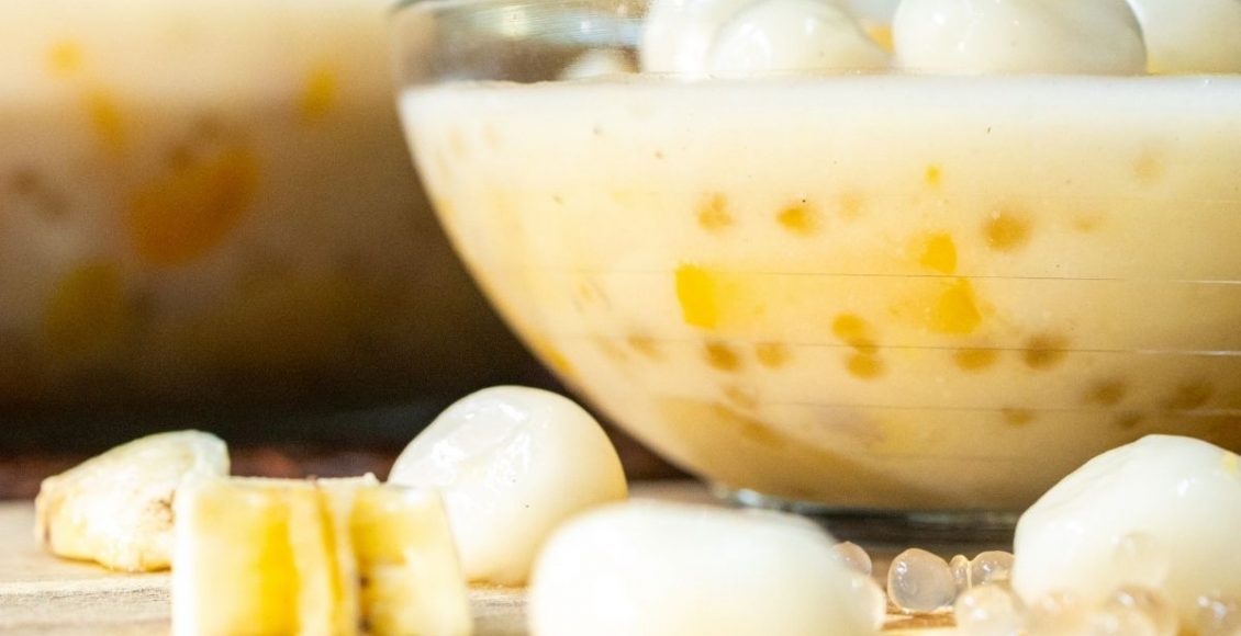 Sagu de leite condensado