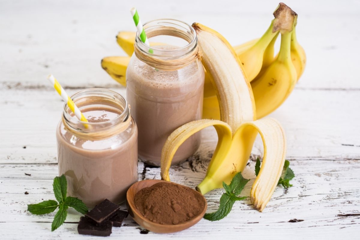 Vitamina de chocolate feita de banana congelada! Aprenda a receita em 10 minutos - Reprodução Canva (2)