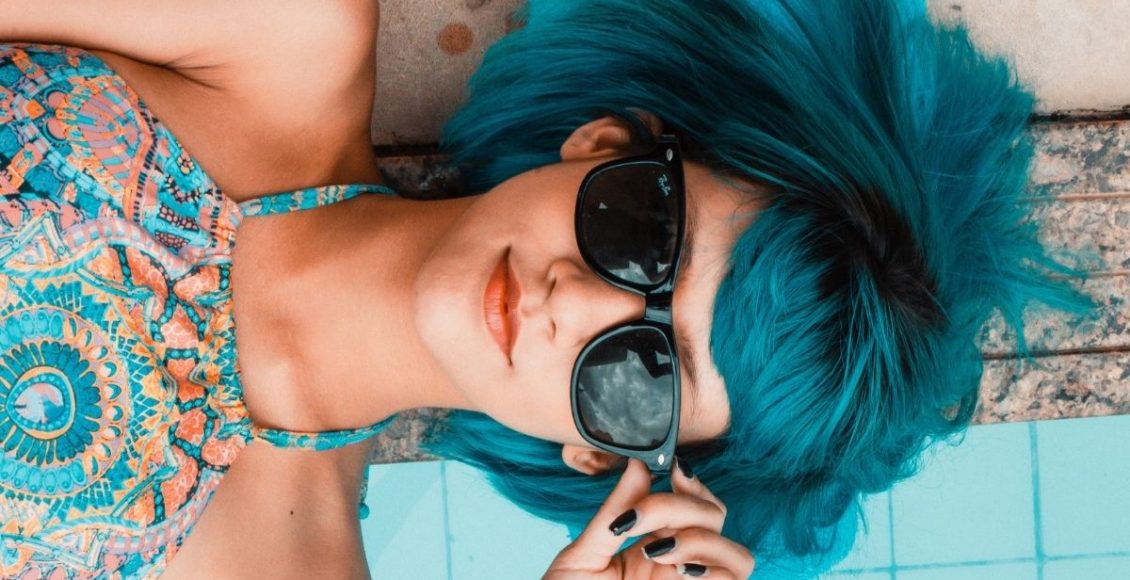 cabelo azul - Reprodução Canva