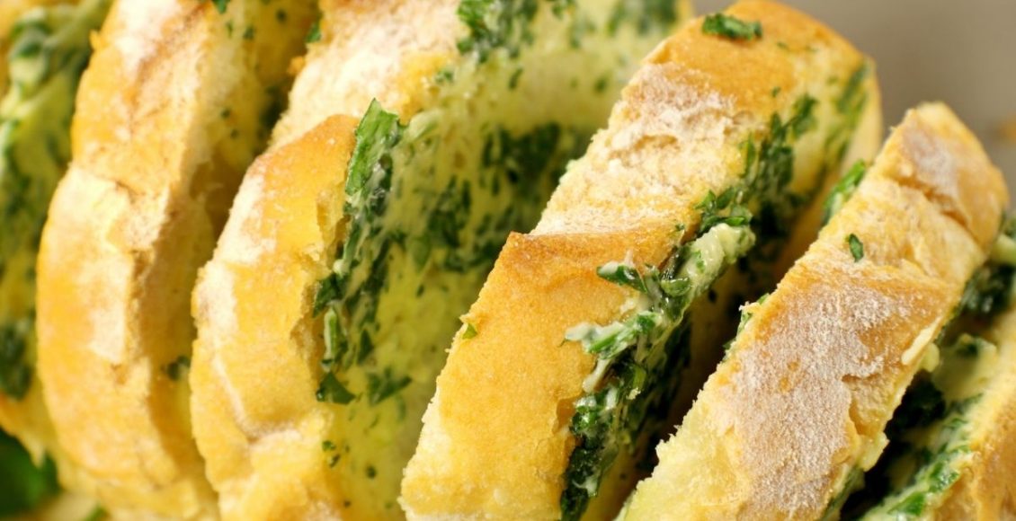 pão de alho caseira