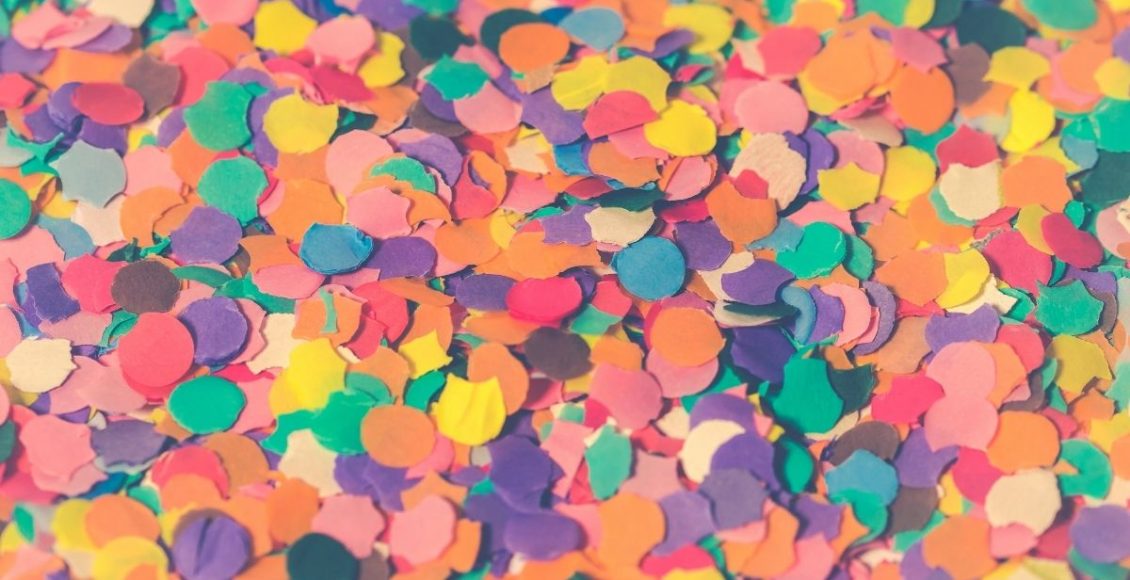 Confete sustentável - Reprodução Canva