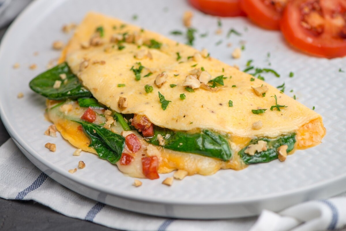 Omelete no air fryer: veja como fazer esse lanche saboroso e saudável em poucos minutos - Fonte Canva