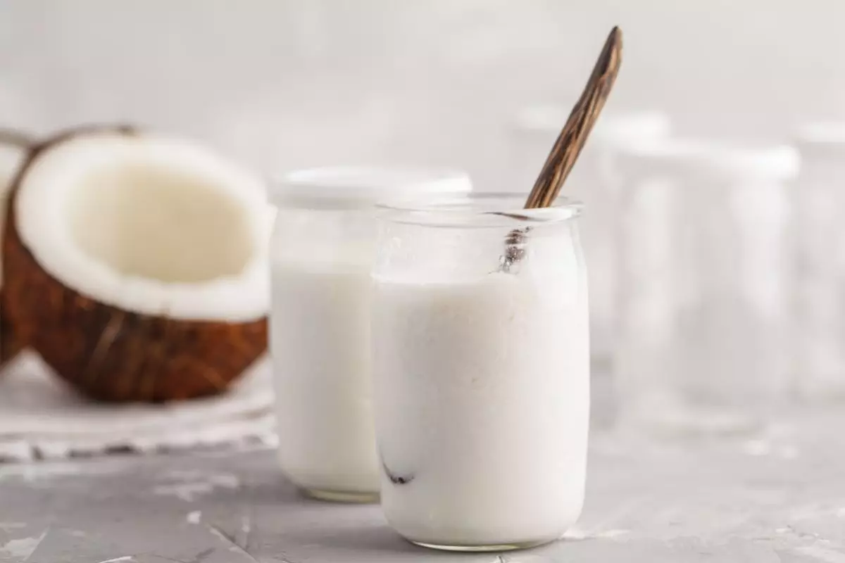 Aprenda a fazer um iogurte de coco 100% natural! Passo a passo muito simples e rápido