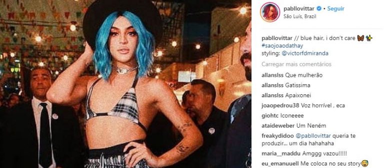 Pablo Vittar / Fonte Instagram