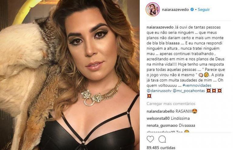 Naiara Azevedo / Fonte : Instagram