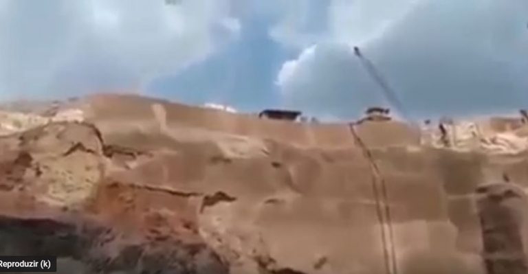 Barreira de Brumadinho/Reprodução Vídeo