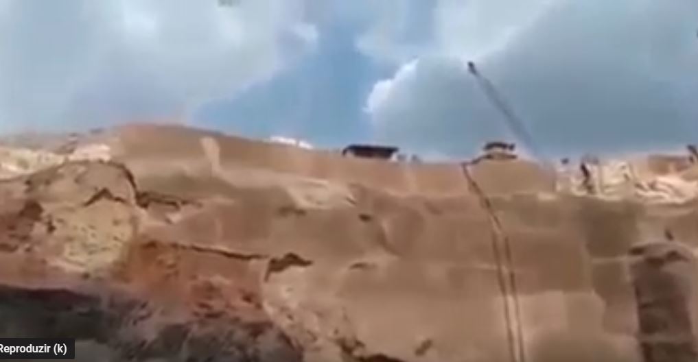 Barreira de Brumadinho/Reprodução Vídeo