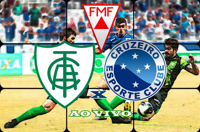 America MG x Cruzeiro ao vivo online. foto/Montagem