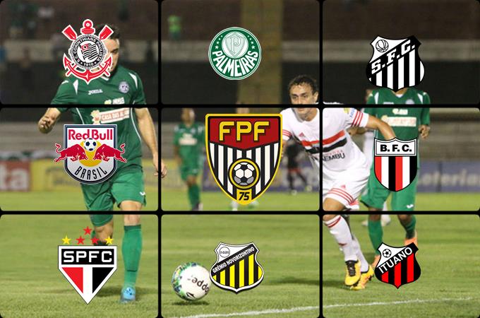 Classificação do Campeonato Paulista jogos desta quarta-feira ao vivo. Foto/Montagem