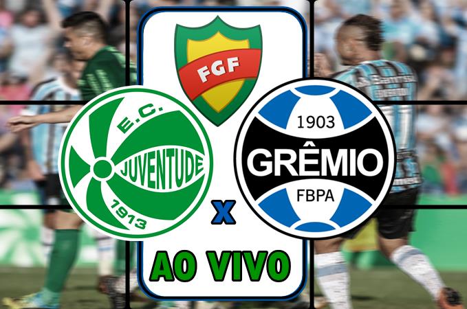 Onde assistir Grêmio x Juventude ao vivo online hoje.  Foto/Montagem