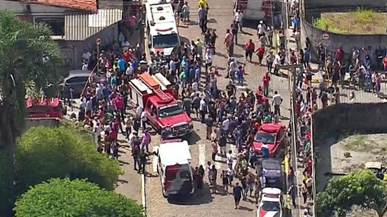 Massacre em escola Suzano. Foto/G1