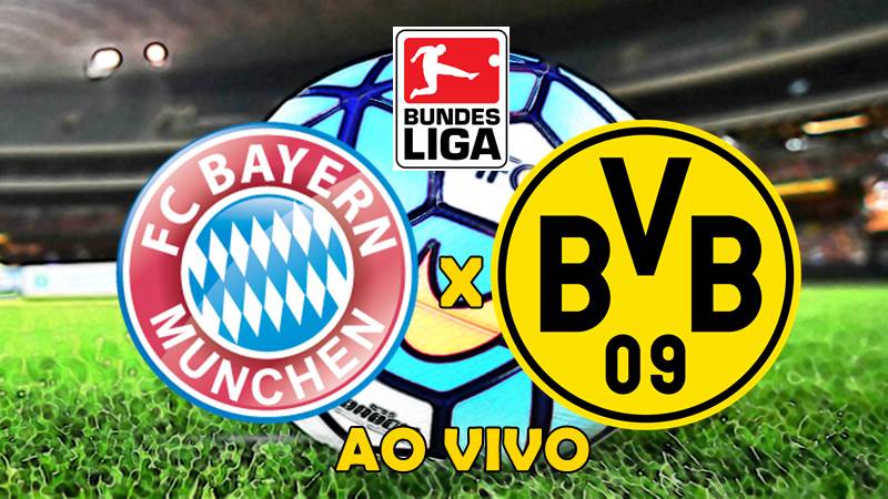 Jogo ao vivo: Bayern de Munique vs Borussia Dortmund ao vivo. Foto/Montagem