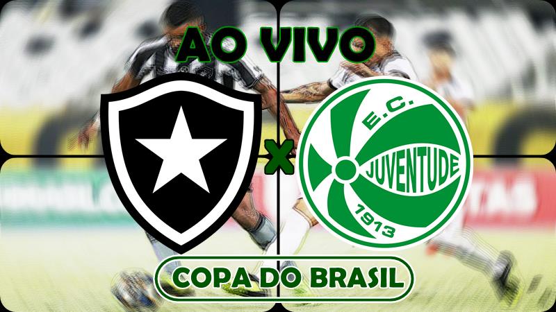 Veja onde assistir Botafogo x Juventude ao vivo. Foto/Montagem
