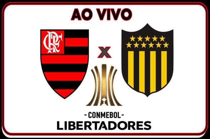 Jogo do Flamengo x Penarol na Libertadores hoje. Foto/Montagem