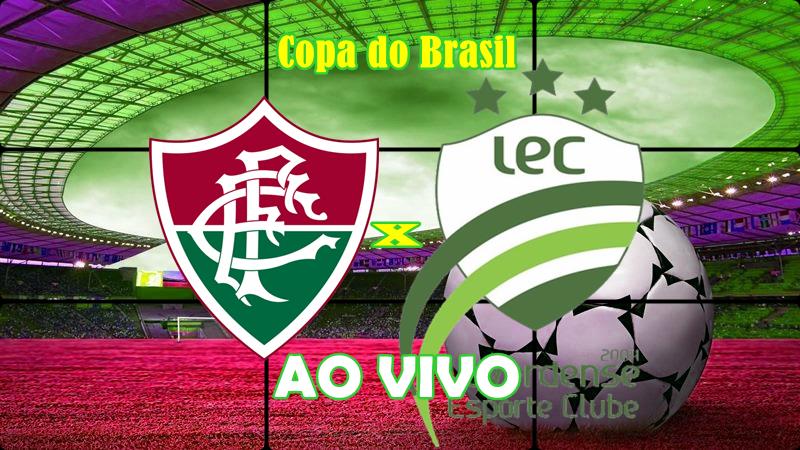 Jogo Fluminense e Luverdense ao vivo na Copa do Brasil. foto/Montagem
