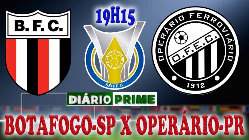 Qual o horário do jogo do Botafogo com o Operário?