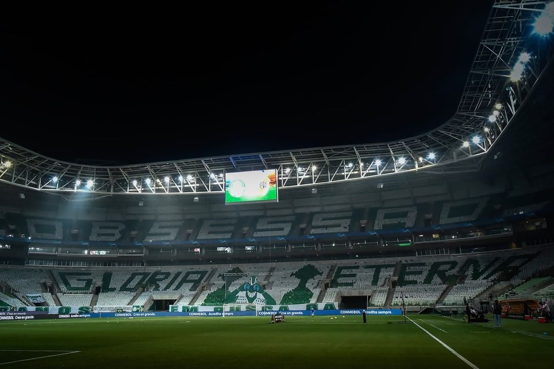 Torcida do Palmeiras recebe críticas de jornal argentino por aglomeração na semifinal da Libertadores - Foto: Reprodução do Instagram da Libertadores