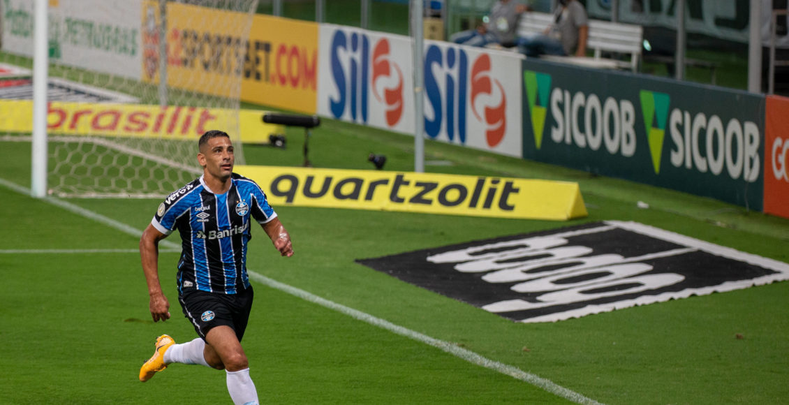 No Grêmio, Diego Souza tem a maior média de gols da carreira aos 35 anos