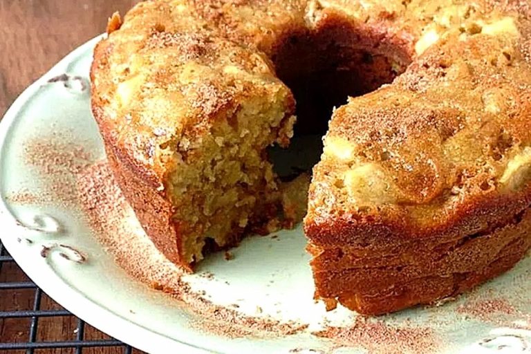 Bolo de Maçã e Canela