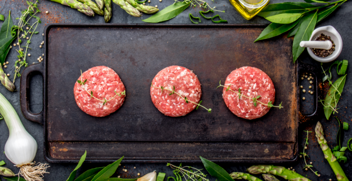 Hamburguer de carne moída