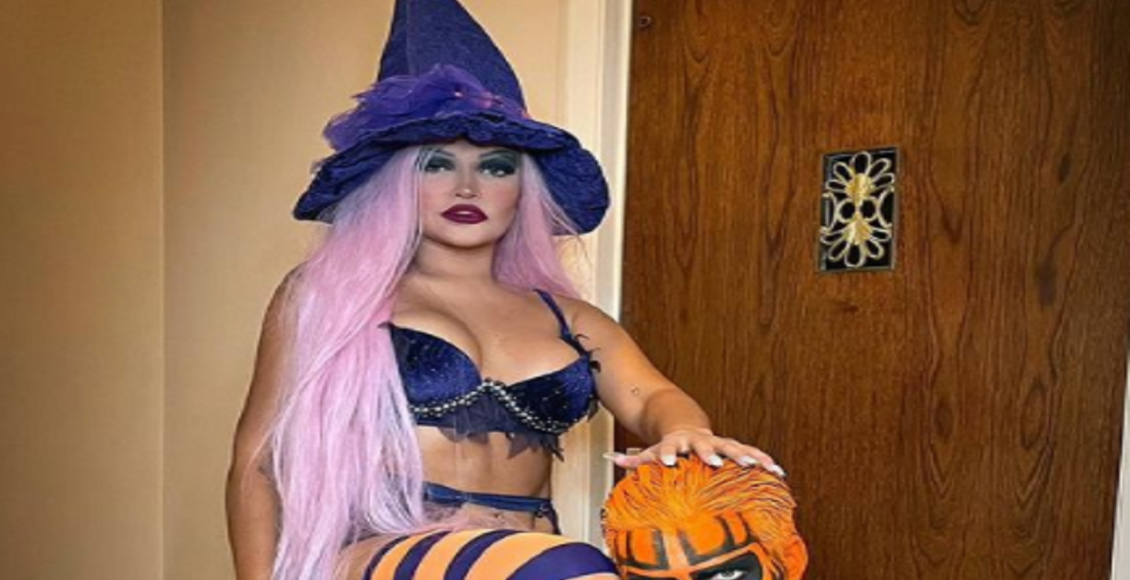 Flay vestida de bruxa Foto Reprodução do Instagram