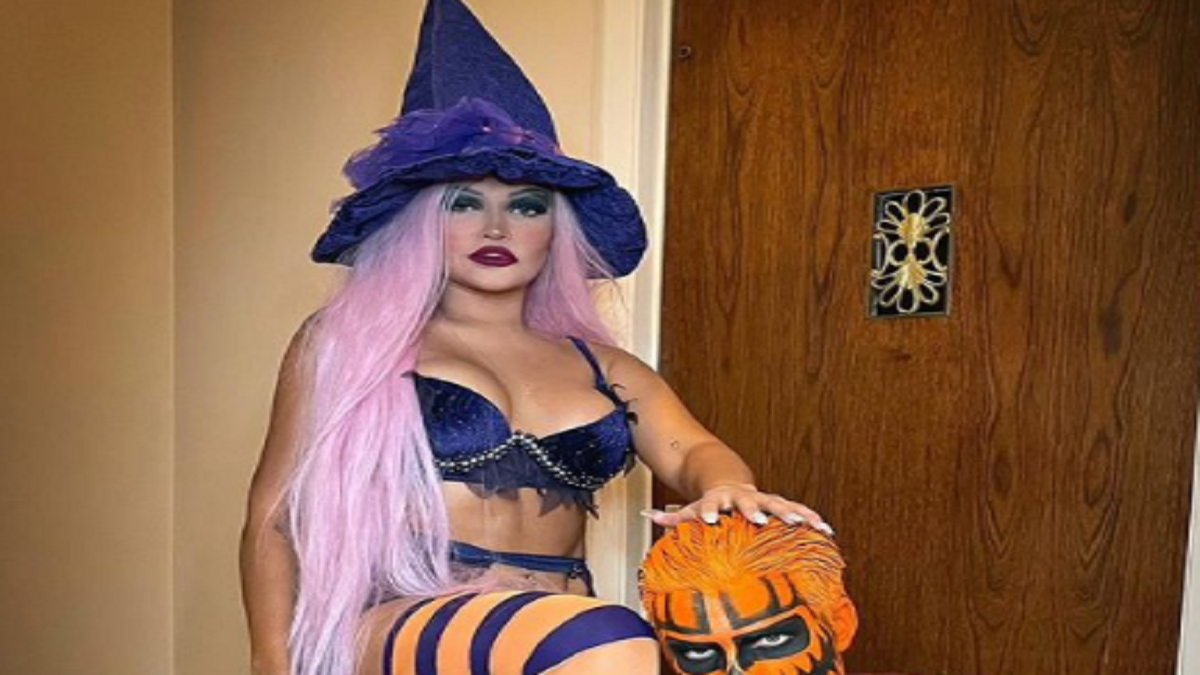 Flay vestida de bruxa Foto Reprodução do Instagram