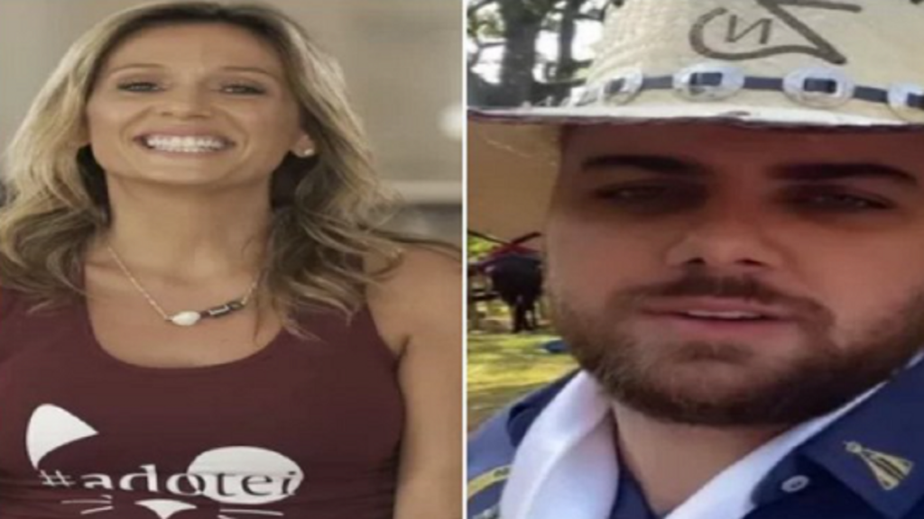 Luisa Mell e Zé Neto Foto reprodução do Twitter