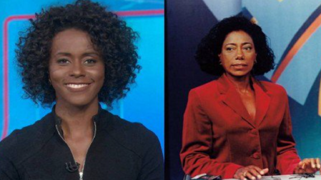 Maju Coutinho e Glória Maria Foto reprodução do Twitter