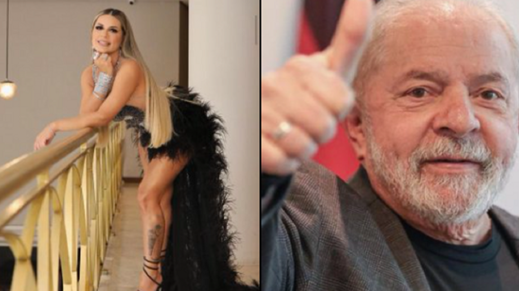 Deolane Bezerra e Lula Foto montagem Twitter
