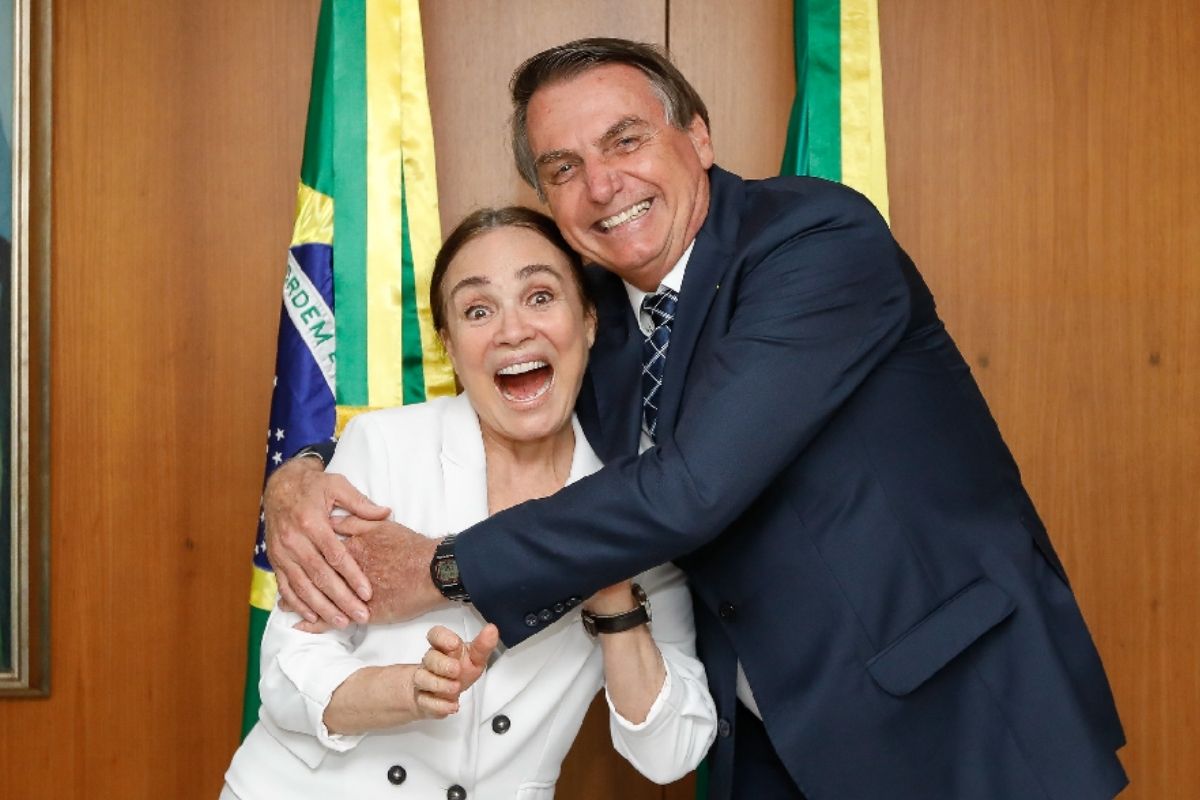 Regina Duarte e Bolsonaro - Reprodução Instagram