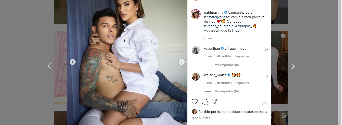Cantor Tierry Faz Revelações e Manda Recado para a Namorada Gabi Martins/ Reprodução: Instagram