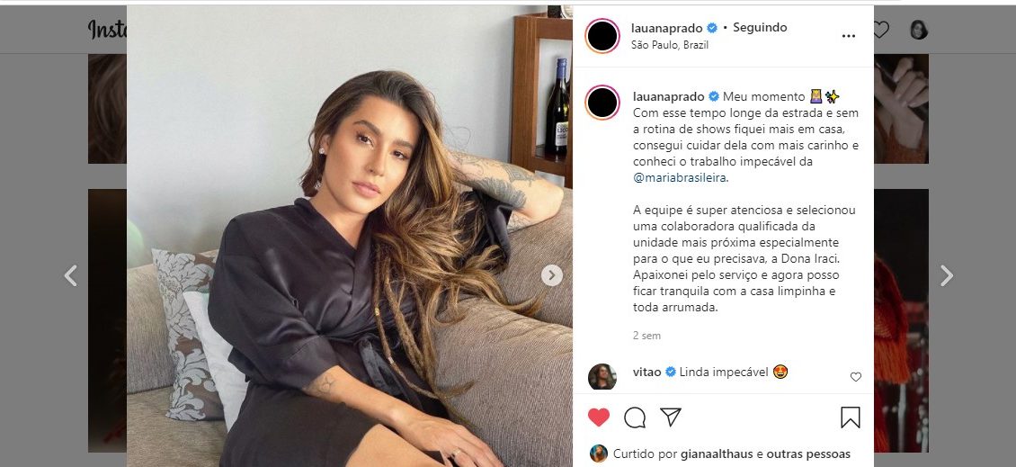 “Já Passei Mal”, Confessa Lauana Prado Sobre Luto Por Marília Mendonça/ Reprodução: Instagram