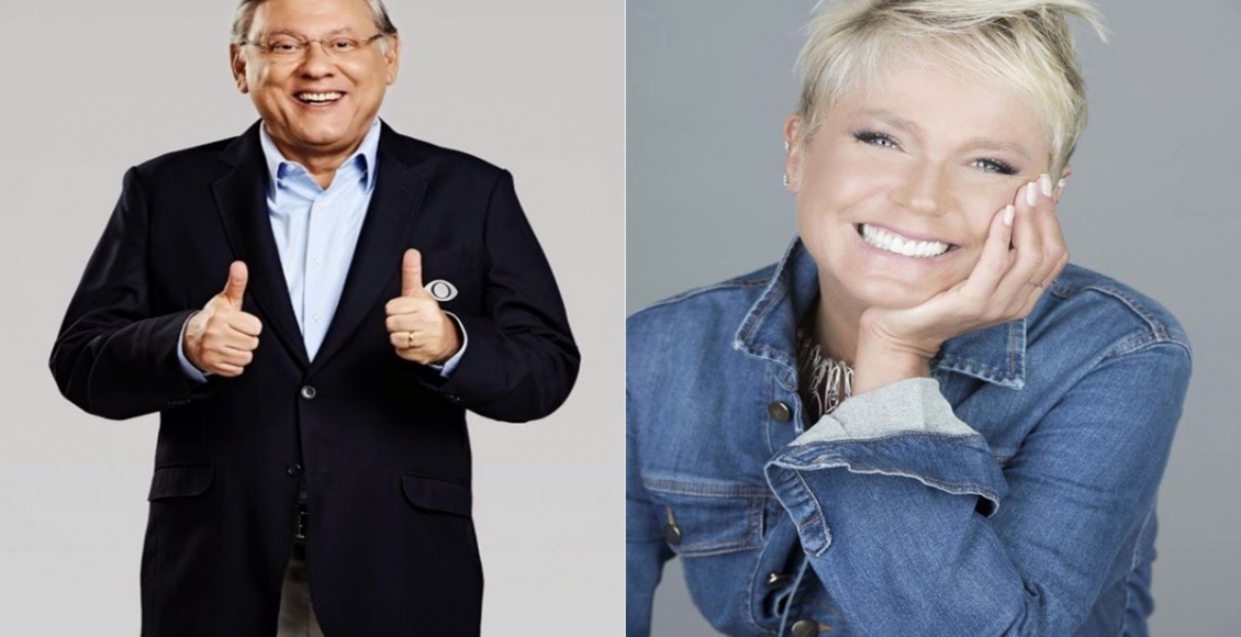 Milton Neves e Xuxa - foto reprodução do Twitter
