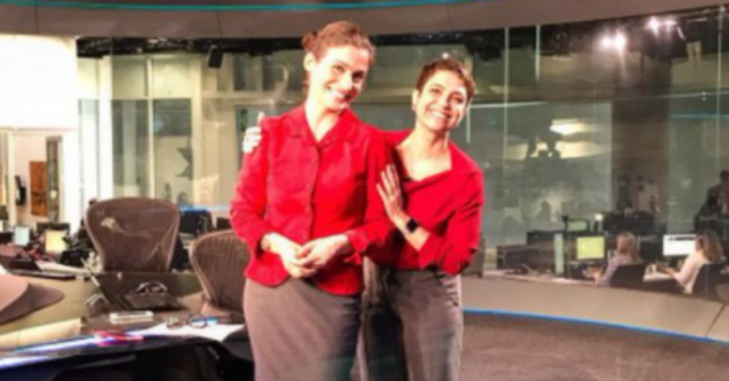 RENATA VASCONCELLOS E SANDRA ANNENBERG FOTO TWITTER