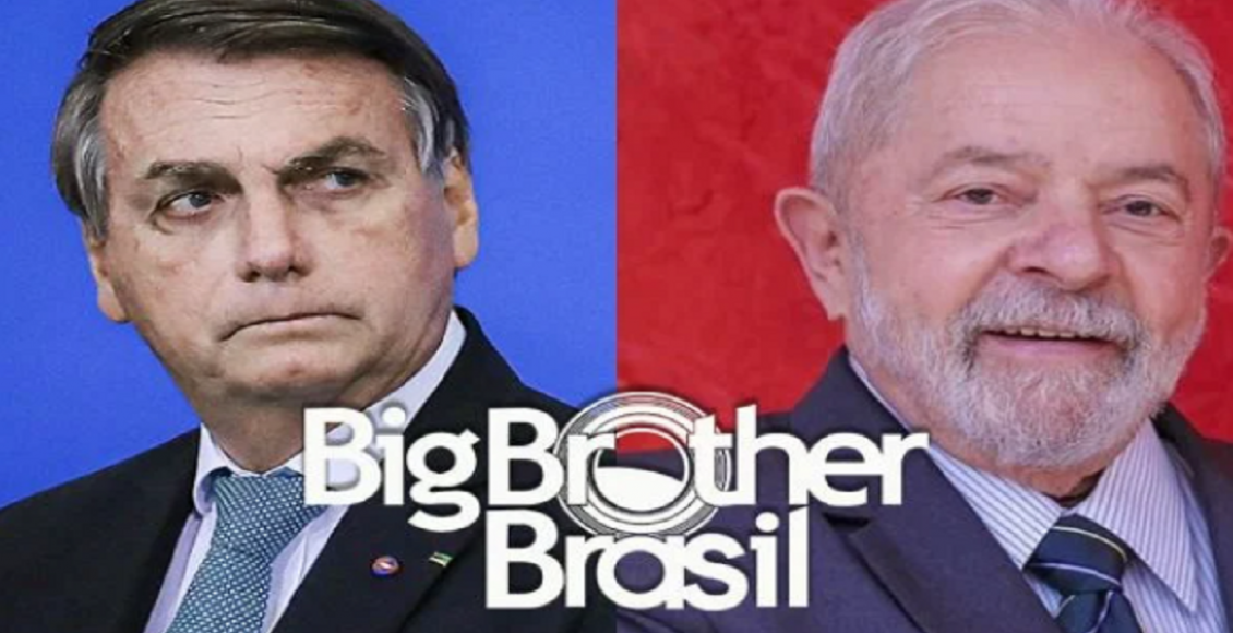 BBB 22 BOLSONARO E LULA - FOTO REPRODUÇÃO DE MONTAGEM DO METROPOLES