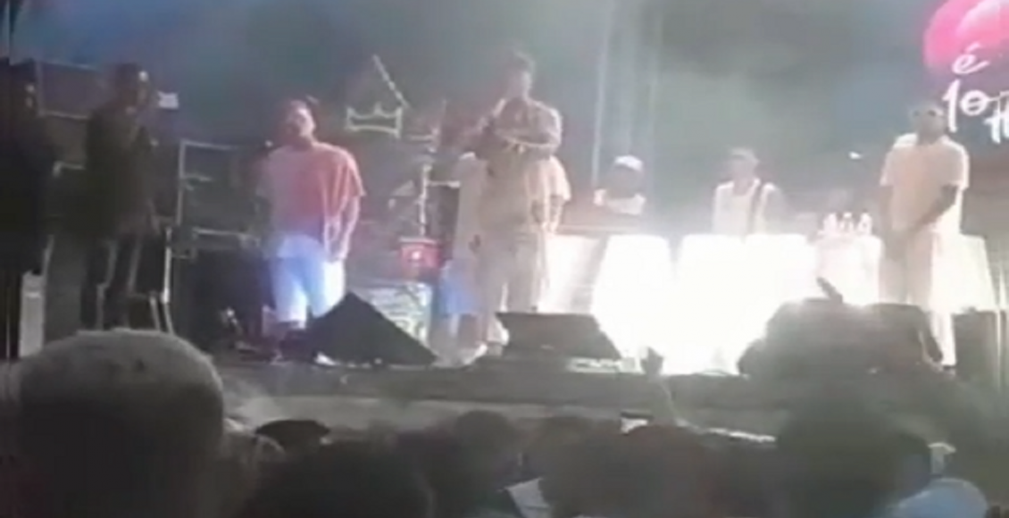 FUNKEIRO É VAIADO APÓS FALAR MAL DO BOLSONARO - FOTO INSTAGRAM