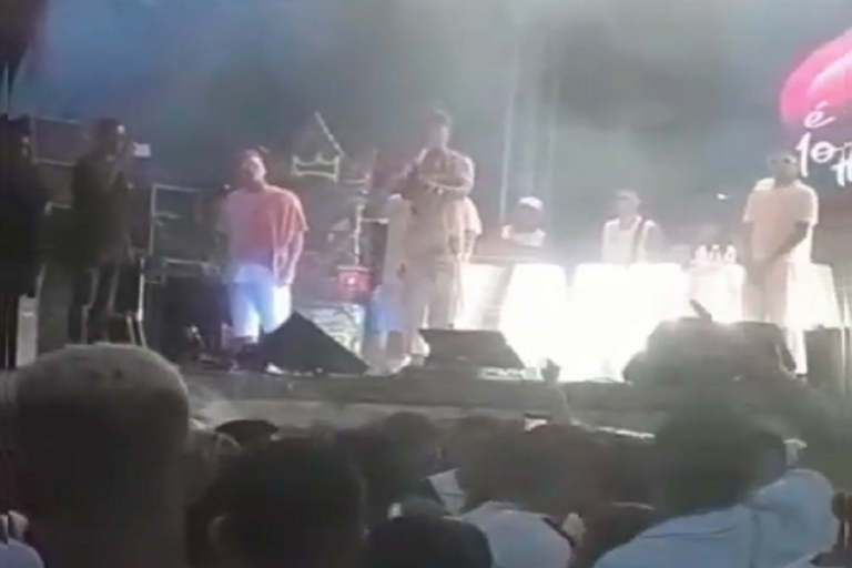 FUNKEIRO É VAIADO APÓS FALAR MAL DO BOLSONARO - FOTO INSTAGRAM