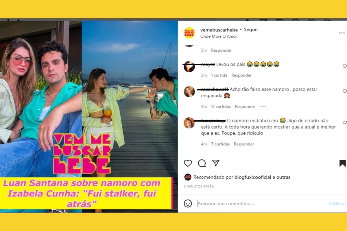 Internautas não acreditam no namoro de Luan Santana - Reprodução Instagram