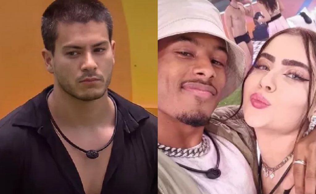 Arthur Aguiar, Jade Picon e Paulo André (Foto: Globoplay)