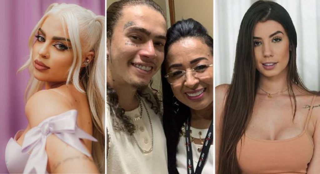 Luísa Sonza, Whindersson Nunes e mãe e Maria Lina (Foto: Reprodução/Instagram)