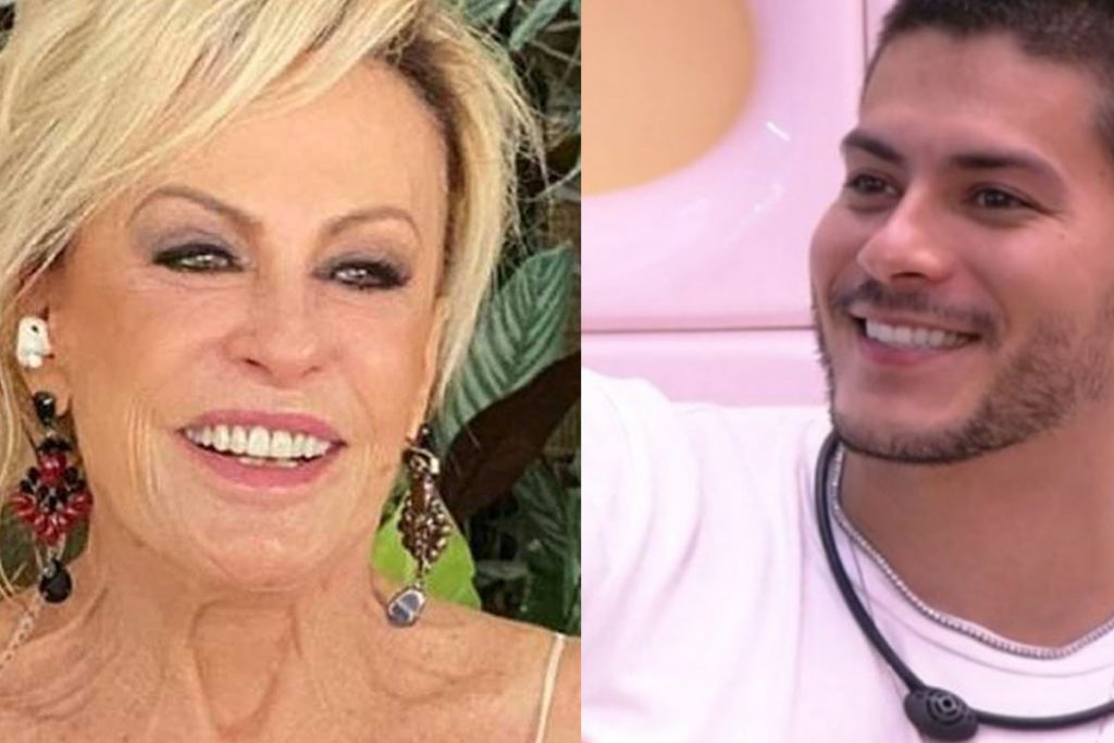 Ana Maria Braga e Arthur Aguiar Foto Reprodução do Twitter