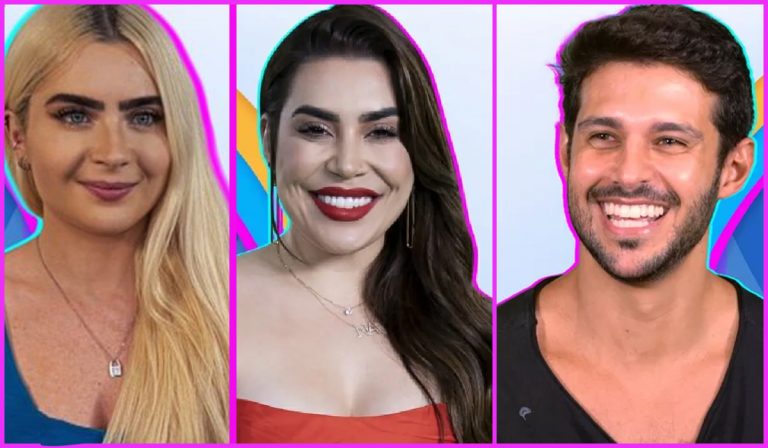 Jade Picon Rodrigo e Naiara Azevedo BBB22 Foto Reprodução do GloboPlay