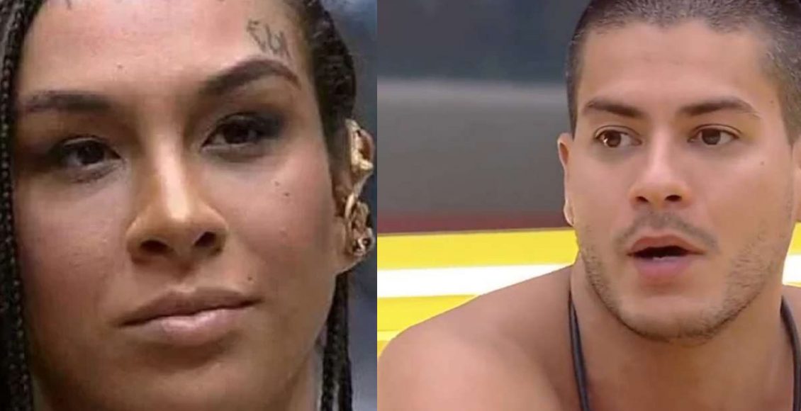 Linn da Quebrada e Arthur Aguiar BBB 22 Foto Reprodução do GloboPlay