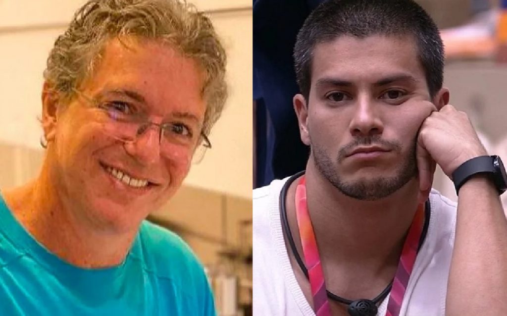 Boninho é acusado de tentar queimar Arthur Aguiar (Foto: Instagram/Globoplay)
