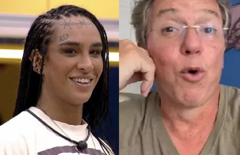 Linn da Quebrada e Boninho (Foto: Reprodução/Globoplay/Instagram)