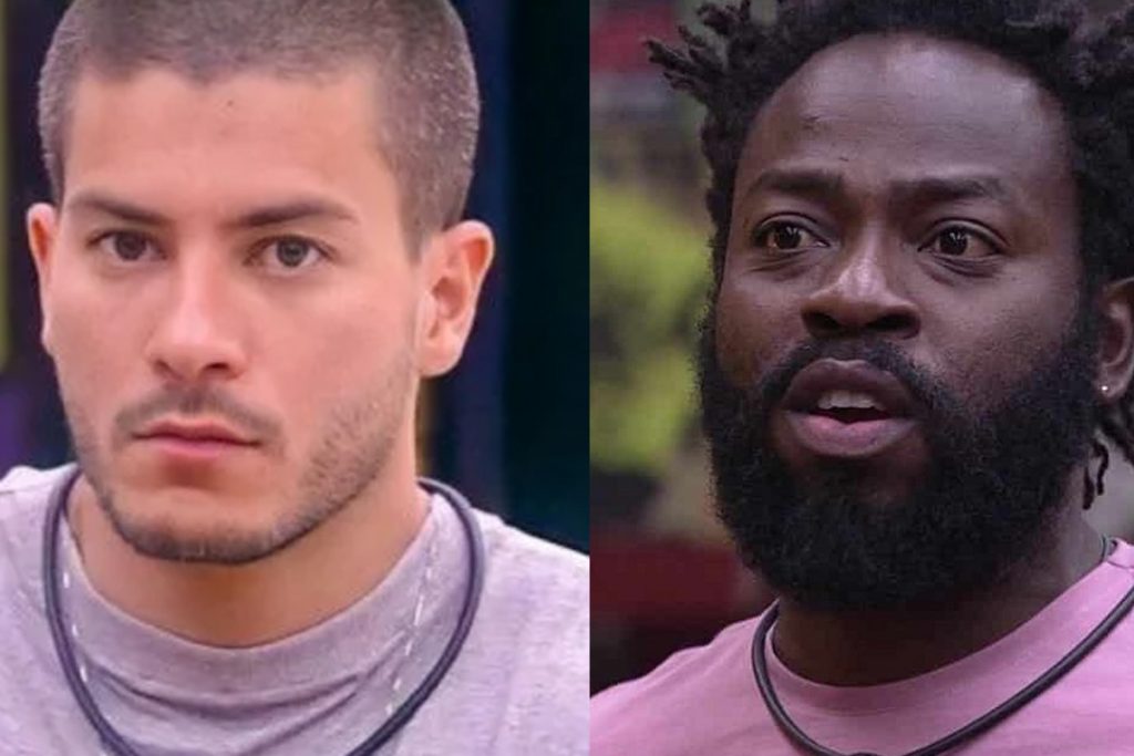 Arthur Aguiar e DG BBB22 Enquete - Foto Reprodução do GloboPlay