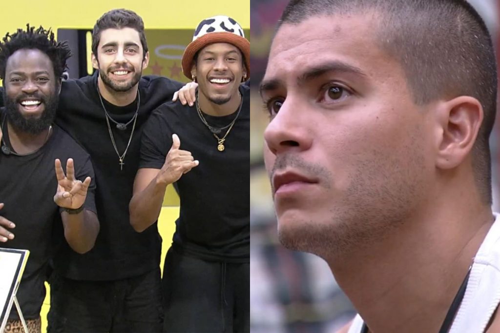 DG, Scooby, PA e Arthur Aguiar - Foto Reprodução do GloboPlay