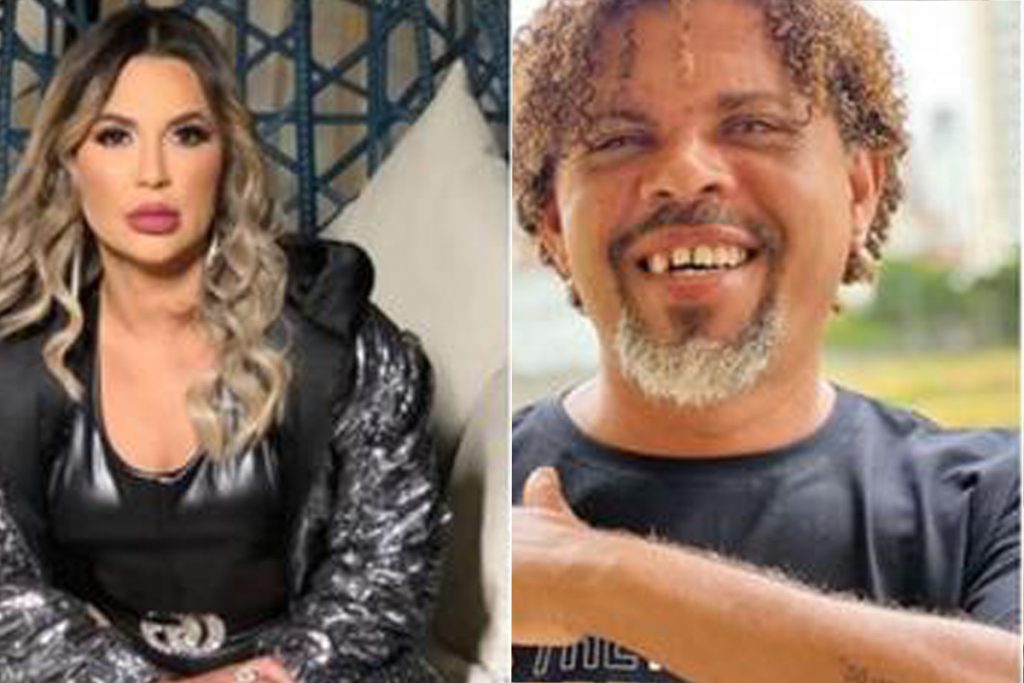 Deolane e Mendigo Givaldo - Foto Reprodução do Twitter