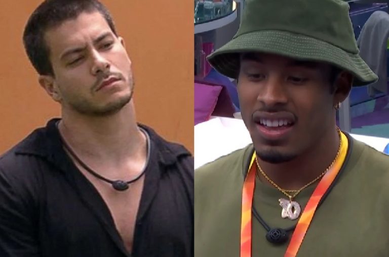 Paulo André e Arthur Aguiar (Foto: Reprodução/Globoplay)